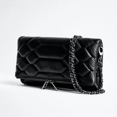 Women Crossbody Bag | Shoulder Bag | Envelope Bag | Wing Chain Bag | Leather