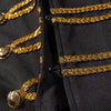 Women Napoleon Jacket | Elegant Office Short Coat | Stand Collar | Spring Jacket | Military Jacket
