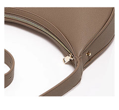 Women Shoulder Bag | Leather Crescent Underarm Bag | Minimalist Crossbody Bag