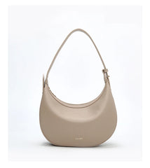 Women Shoulder Bag | Leather Crescent Underarm Bag | Minimalist Crossbody Bag