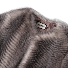 Women Furry Cropped Fur Coat | Fluffy Short Fur Jacket