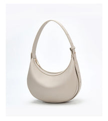 Women Shoulder Bag | Leather Crescent Underarm Bag | Minimalist Crossbody Bag
