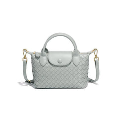 Women Woven Shoulder Bag | Small Dumpling Bag | Bucket Bag | Crossbody Bag | Lunch Box Bag