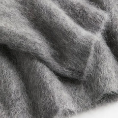 Women Casual Fuzzy Sweater | Pullover | Loose  Knitted Sweater | Vintage Streetwear | Long Sleeve | Warm