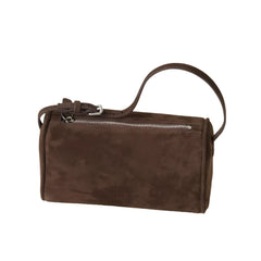 Women Vintage Suede Leather Shoulder Bag
