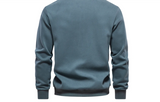 Cotton Polo Neck Sweatshirt for Men | Casual