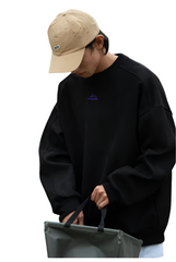 Unisex Fleece Oversized Sweatshirt | Chamois Leather O-Neck Pullover