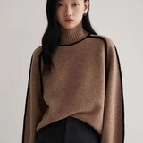 Women Wool Turtleneck | Women Mock Neck Sweater