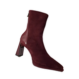 Women Suede Platform Chelsea Boots