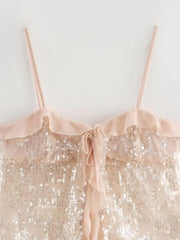 Women Sequinned Top | Backless Top | Cami Top | Camisole Top