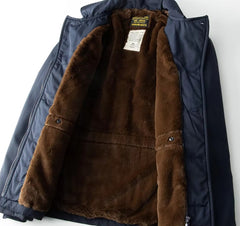 Unisex Warm Fleece Jacket | Thickened Flight Suit | Windbreaker | Outdoor Cotton Coat
