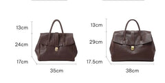 Women Large Capacity Leather Retro Handbag