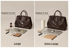 Women Large Capacity Leather Retro Handbag