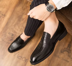 Men Loafers Slip On Classic British Style | Casual Dress Shoes | Leather Shoes | Boat Shoes