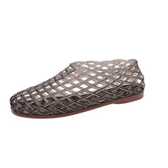 Women Lattice Jelly Shoes | Open-Toe Mesh Crystal Sandals | Summer | Beach Jelly Shoes