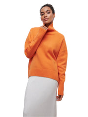 Women Oversized Thick Turtleneck Sweater