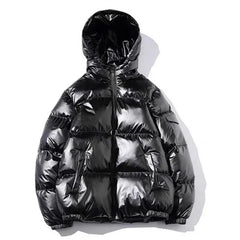 Unisex Metallic Warm Winter Jacket | Thick Waterproof Puffer Jacket | Windproof Jacket