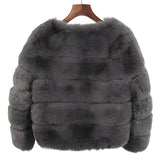 Women's Retro Thick Fur Coat