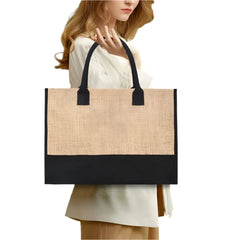 Women Jute Handbag | Large Size Portable Bag