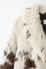Women Winter Animal Print Fur Coat | Thick Warm Long Coat