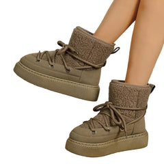 Women Winter Thick-Soled Snow Boots | Mid-Length Warm Boots