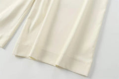 Women Sleeveless V-Neck Top With Belt Straight Pants Set | Top Trouser Suit | 2 Piece Set