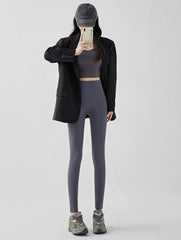 Women Thick Fleece Leggings | Winter | Elastic Tight | Warm Shark Pants | High Waist | Slimming Yoga Leggings