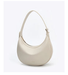 Women Shoulder Bag | Leather Crescent Underarm Bag | Minimalist Crossbody Bag