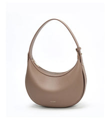 Women Shoulder Bag | Leather Crescent Underarm Bag | Minimalist Crossbody Bag