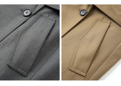 Women Oversized Trench Coat | Loose Casual Overcoat | Spring | Autumn