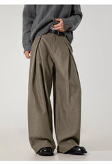 Men Dress Pants | Casual | Flare Trousers | Draped | Straight