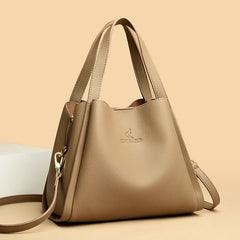 Women Soft Leather Handbags | Shoulder Crossbody Tote Bag