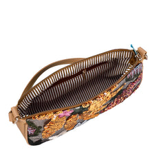 Women Sequin Embroidery Underarm Bag | Flower Pattern Shoulder Bag | Summer Beach Handbag