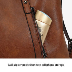 Women Vintage Leather Tote Bag