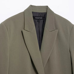 Women Oversized Blazer | Jacket | Office Casual Long Blazer | Spring | Long Sleeve
