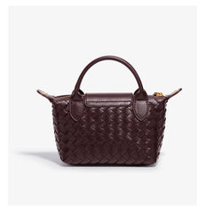 Women Woven Shoulder Bag | Small Dumpling Bag | Bucket Bag | Crossbody Bag | Lunch Box Bag