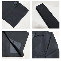 Trench Coat Male Streetwear | Business Casual Loose Long Overcoat | Windbreaker Trench Coat