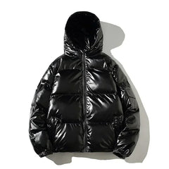 Unisex Metallic Warm Winter Jacket | Thick Waterproof Puffer Jacket | Windproof Jacket