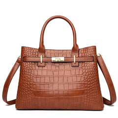 Women 3-layer Leather Handbag | Shoulder Bag