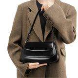 Women Vintage Underarm Genuine Leather Bags