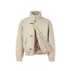 Unisex Bomber Jacket | Thick Wool Inner | Parka Retro Jacket