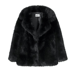 Women Winter Luxury Long Fur Coat | Thick Warm Fur Overcoat