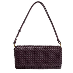 Women Leather Woven Bag | Shoulder Bag | Armpit Handbag