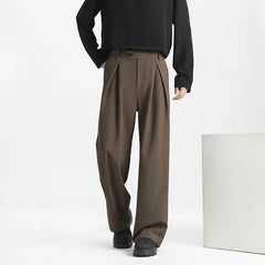 Men Naples Suit Pants | Casual Retro Trousers | Light