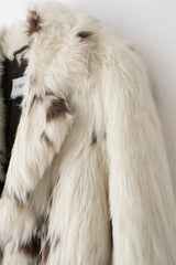 Women Winter Animal Print Fur Coat | Thick Warm Long Coat