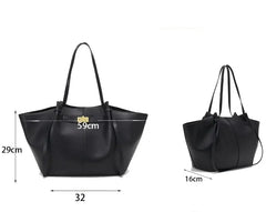 Women Large-Capacity Hand Bag | Metal Lock | Tote Bag | Shoulder Bag