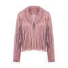 Women Cropped Spring Fringe Jacket | Tassel Jacket