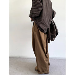 Men Wide Leg Pants | High Waist | Straight | Loose | Casual Pants