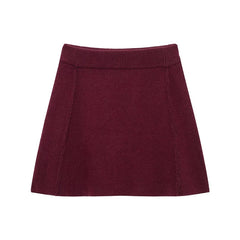 Women Sweater Top and Skirt Set | Flare Sleeve Cardigan | Winter Skirt | Two Piece Set