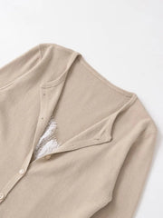 Women Slim Lace Knit Cardigan | Spring | Elegant V-Neck | Long Sleeve | Knitted Sweater